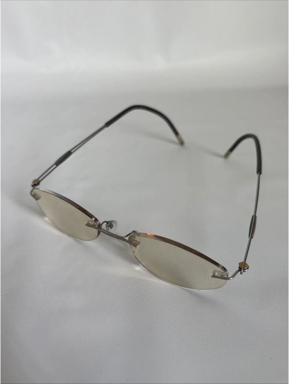 Silhouette Eyeglasses Mens Womens Silver Rimless Titan 5227 40 6055  49[]19 145